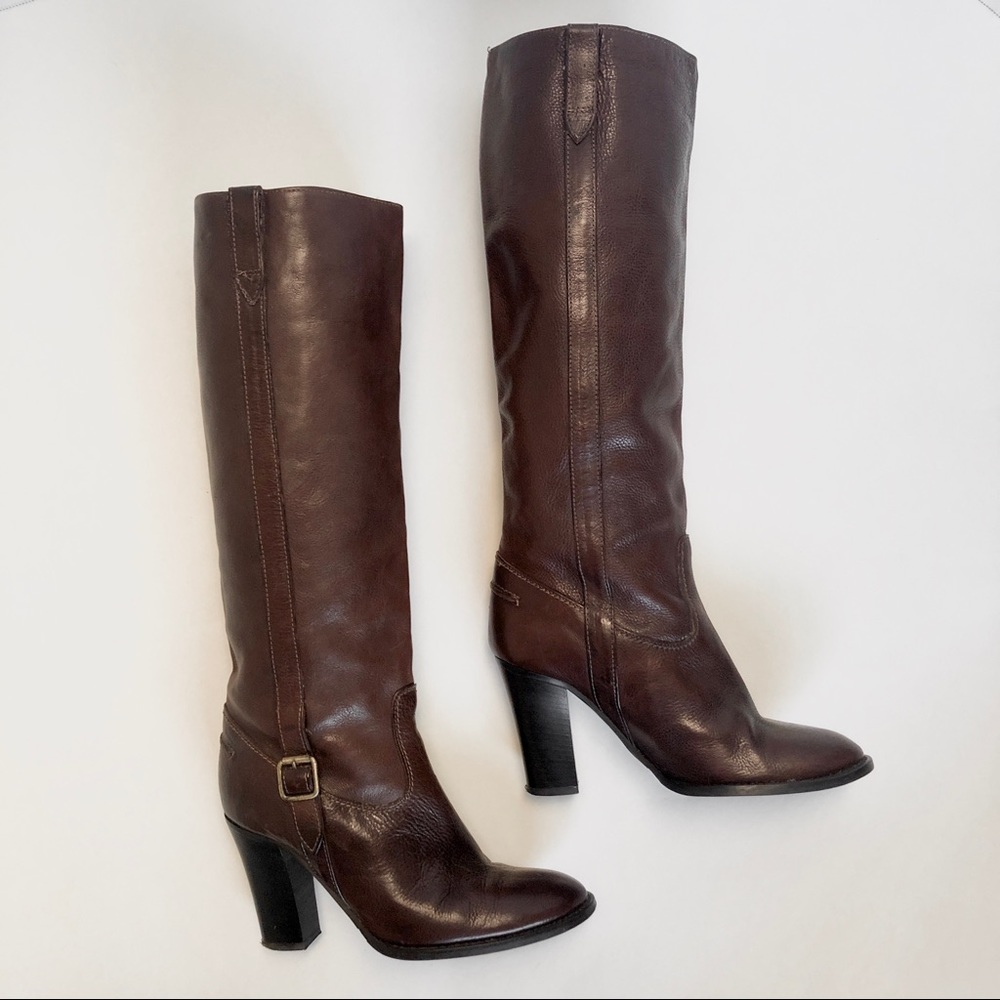 J. Crew Tenley Vachetta Tall Leather Boots